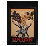 Union Les Vins Sï¿½lectionnï¿½s Advertising Print