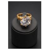 18KTGE Solitaire Ring Size 7