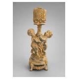 Cherub Figural Pedestal Candle Holder