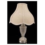 Victorian Crystal Table Lamp With Cream Shade