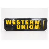 Western Union Advertising Sign