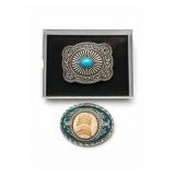 Blazin Roxx Western Belt Buckle Set, 2 Pieces
