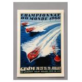 Ernest Championnat Du Monde 1946 Poster