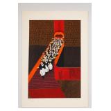 Guy Buffet Open Wide Signed Serigraph