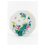 Chinese Famille Rose Octagonal Porcelain Plate