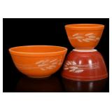 Pyrex Autumn Harvest Wheat 3-Piece Bowl Set