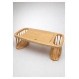Vintage Wooden Bed Tray With Side Racks