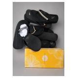 LOW BOX Clodia Black Sandal Lot, Size 6M