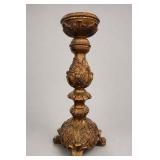 Ornate Baroque Torchere Candleholder