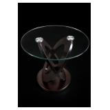 Furniture Of America Atwood II Glass Top Table