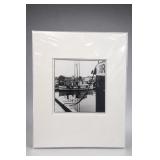 Signed J C Taylor '84 Fishing Boat Photograph