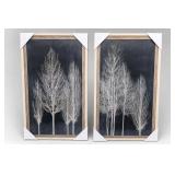 Kate Bennett Tree Silhouette Framed Wall Art Set
