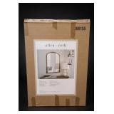 Allen + Roth 28-In Antique Gold Arched Mirror