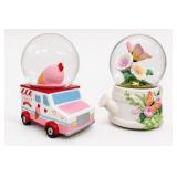 Snow Globe Pair, Ice Cream Truck & Teapot