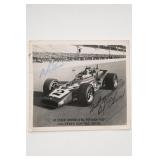 Signed Al Unser 1970 Indy 500 Photograph
