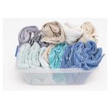 Linden Street Towel Lot With Clear Storage Tote