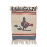 Zapotec Woven Bird Wall Hanging