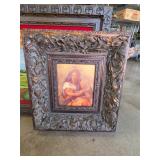 Madonna And Child Ornate Framed Artwork