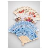 Decorative Folding Fan Collection, Floral & Lace