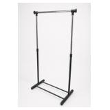 Adjustable Single-Rod Garment Rack