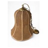 Wicker Rattan Swag Hanging Lamp