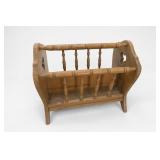 Ethan Allen Heirloom Maple Magazine Rack
