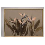 Letterman Bird Of Paradise & Seashell Art