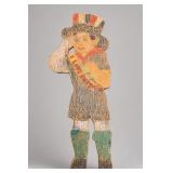 Wooden Folk Art Boy Scout Cutout Figure