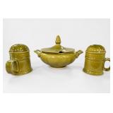 Belman Olive Green Ceramic Tureen & Mugs Set