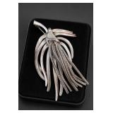 Trifari Fringe Tassel Brooch Pin