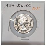 1964 Washington Quarter, Silver