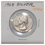 1964 Washington Quarter, Silver