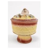 Hand Painted Betson Top Japan Lidded Jar
