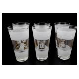 E-Z Por Corp Golden Frost Glasses Set