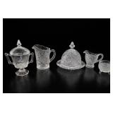 Indiana Glass Pressed Glass Tableware Set