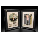 Coles Phillips Luxite Hosiery Framed Prints