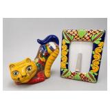 Talavera R. Venegas Mexico Cat & Frame Set
