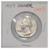 1957 Washington Quarter