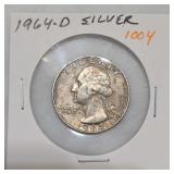 1964-D Washington Quarter, Silver