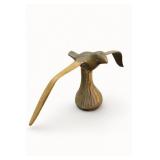 Solid Brass MCM Bird Sculpture