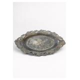 Ornate Oval Serving Tray