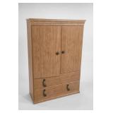Sauder Orchard Hills Carolina Oak Armoire