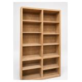 Concepts In Wood 84-Inch Oak Bookcase