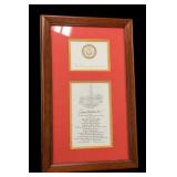 UT Austin 1994 Ann Richards Signed Piece