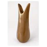 Crate&Barrel Brown Ceramic Sculptural Vase