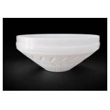 Indiana Glass Laurel Milk Glass Serving Bowl