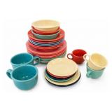 HLC Fiesta Multicolor Dishware Set