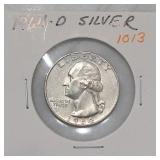 1964-D Washington Quarter, Silver