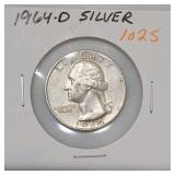 1964-D Washington Quarter, Silver