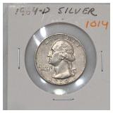 1964-D Washington Quarter, Silver